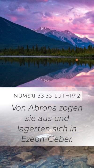 Numeri 33:35 LUTH1912 Bible Verse Image