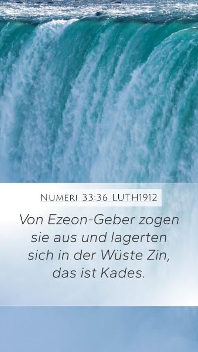 Numeri 33:36 LUTH1912 Bible Verse Image