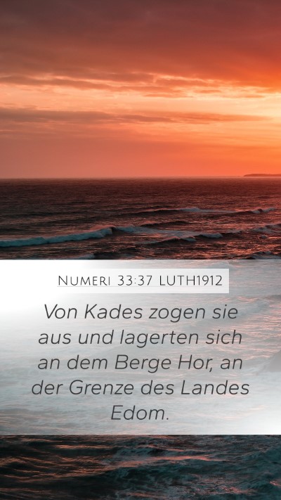 Numeri 33:37 LUTH1912 Bible Verse Image