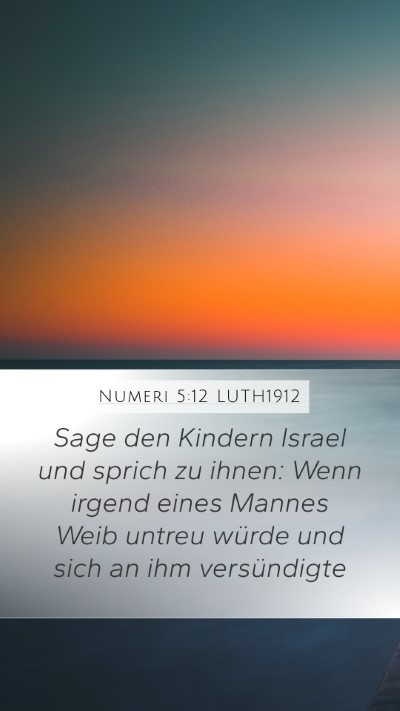 Numeri 5:12 LUTH1912 Bible Verse Image