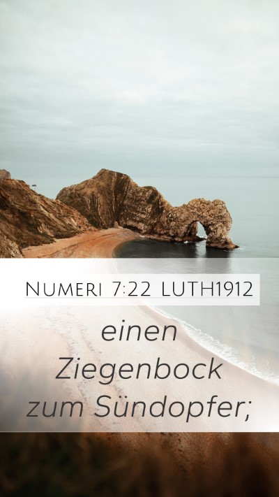 Numeri 7:22 LUTH1912 Bible Verse Image