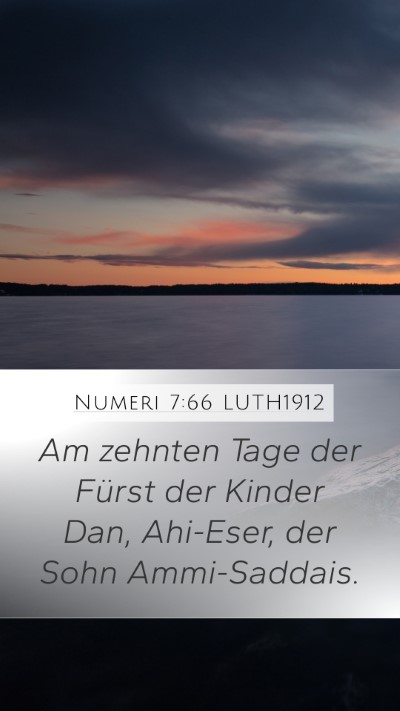 Numeri 7:66 LUTH1912 Bible Verse Image