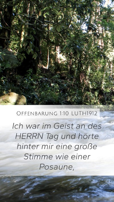 Offenbarung 1:10 LUTH1912 Bible Verse Image