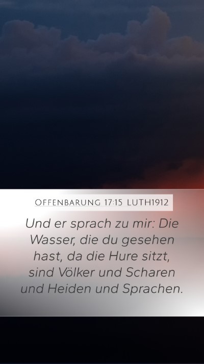 Offenbarung 17:15 LUTH1912 Bible Verse Image