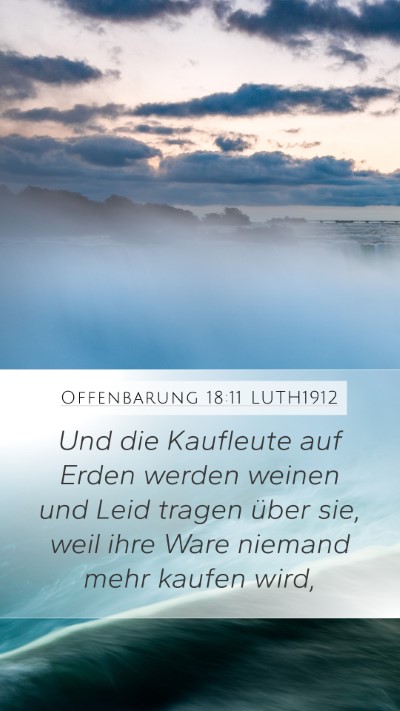 Offenbarung 18:11 LUTH1912 Bible Verse Image