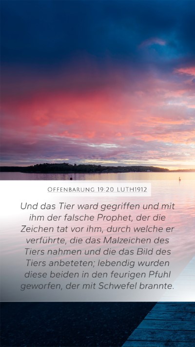 Offenbarung 19:20 LUTH1912 Bible Verse Image