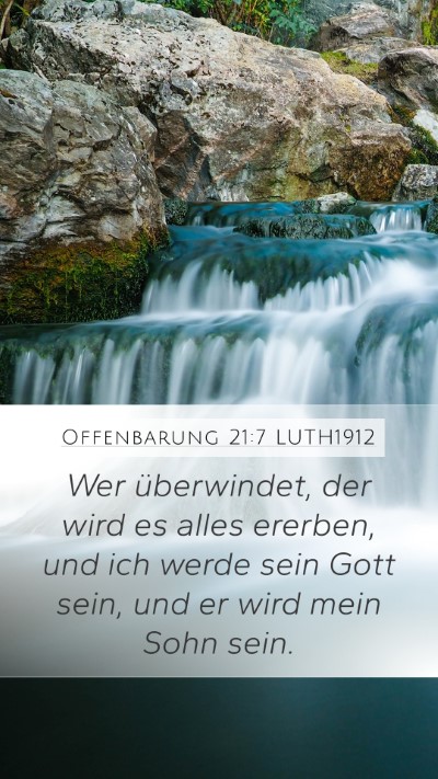 Offenbarung 21:7 LUTH1912 Bible Verse Image