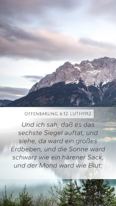 Offenbarung 6:12 LUTH1912 Bible Verse Image