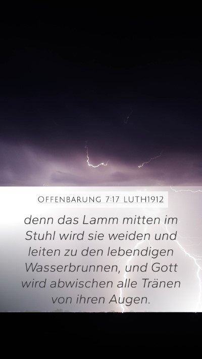 Offenbarung 7:17 LUTH1912 Bible Verse Image