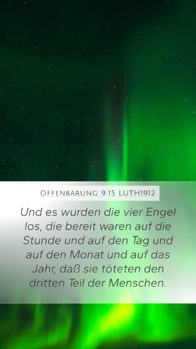Offenbarung 9:15 LUTH1912 Bible Verse Image