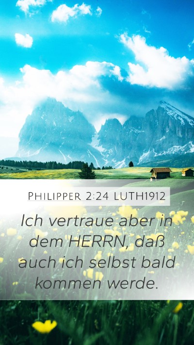 Philipper 2:24 LUTH1912 Bible Verse Image