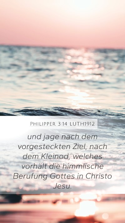 Philipper 3:14 LUTH1912 Bible Verse Image