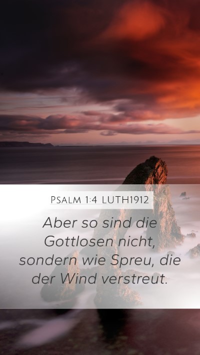 Psalm 1:4 LUTH1912 Bible Verse Image
