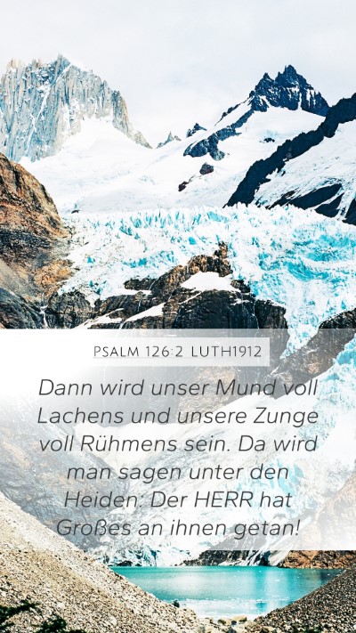 Psalm 126:2 LUTH1912 Bible Verse Image