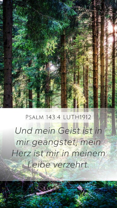 Psalm 143:4 LUTH1912 Bible Verse Image