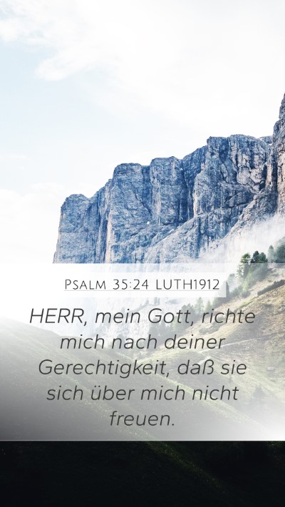 Psalm 35:24 LUTH1912 Bible Verse Image
