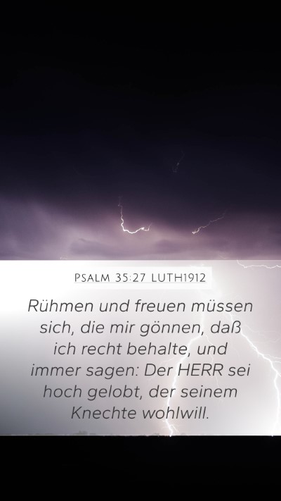 Psalm 35:27 LUTH1912 Bible Verse Image