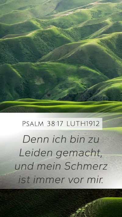 Psalm 38:17 LUTH1912 Bible Verse Image