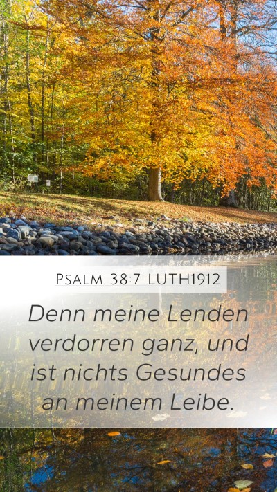 Psalm 38:7 LUTH1912 Bible Verse Image