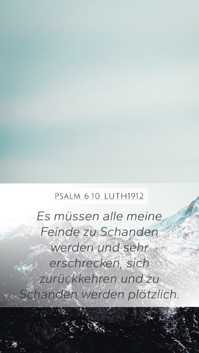 Psalm 6:10 LUTH1912 Bible Verse Image
