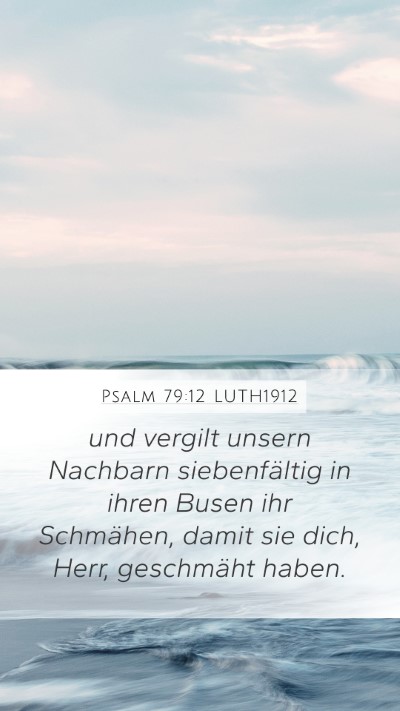 Psalm 79:12 LUTH1912 Bible Verse Image