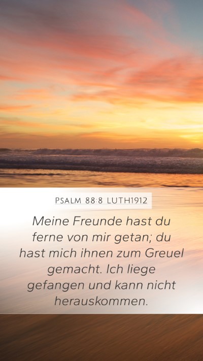 Psalm 88:8 LUTH1912 Bible Verse Image