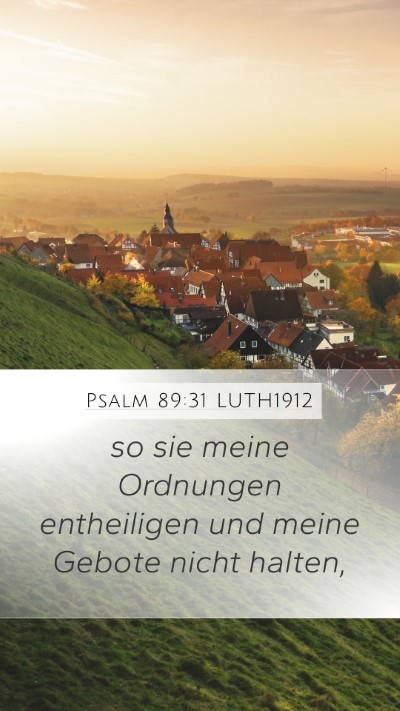 Psalm 89:31 LUTH1912 Bible Verse Image
