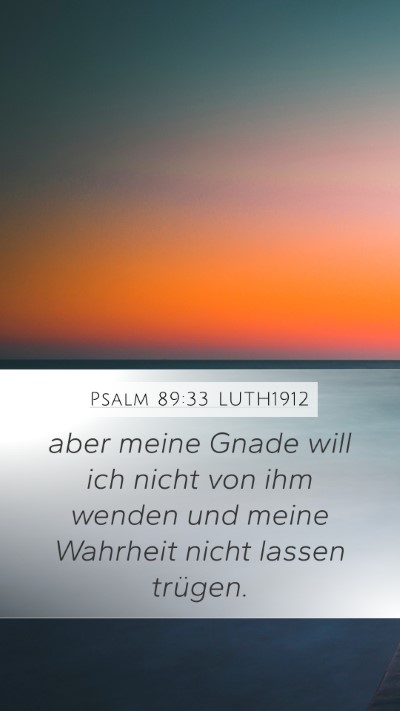 Psalm 89:33 LUTH1912 Bible Verse Image