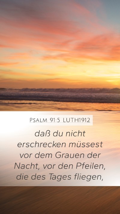 Psalm 91:5 LUTH1912 Bible Verse Image