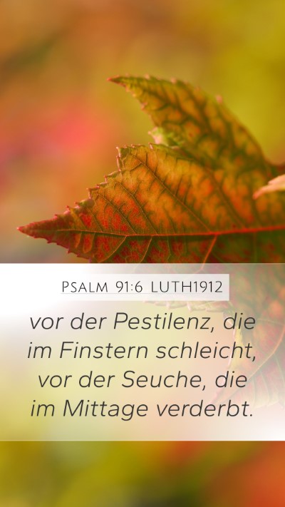Psalm 91:6 LUTH1912 Bible Verse Image