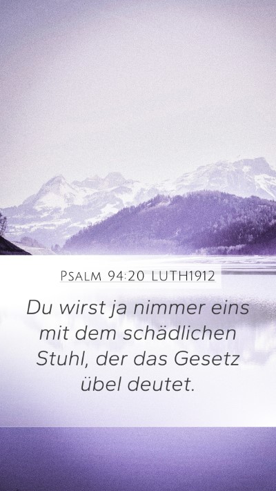 Psalm 94:20 LUTH1912 Bible Verse Image