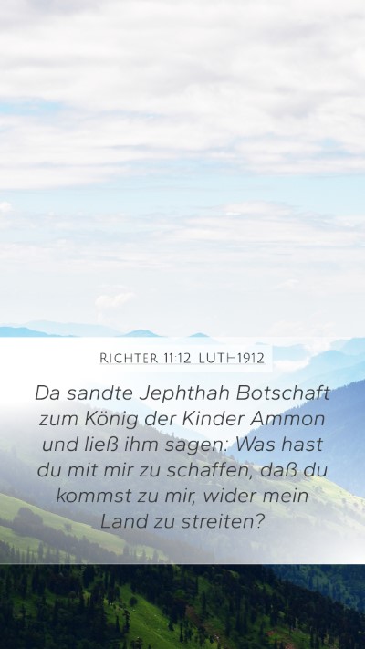 Richter 11:12 LUTH1912 Bible Verse Image