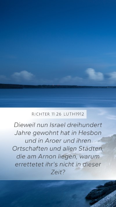 Richter 11:26 LUTH1912 Bible Verse Image