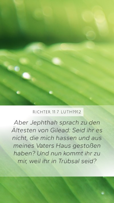 Richter 11:7 LUTH1912 Bible Verse Image