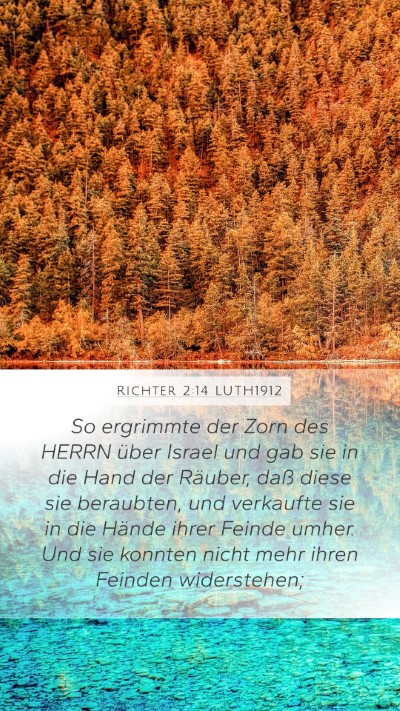 Richter 2:14 LUTH1912 Bible Verse Image