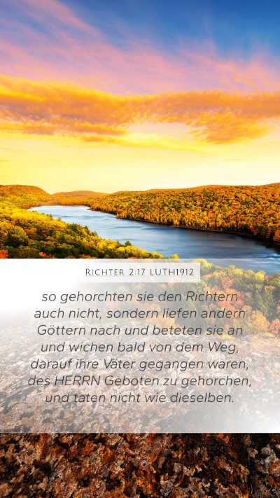 Richter 2:17 LUTH1912 Bible Verse Image