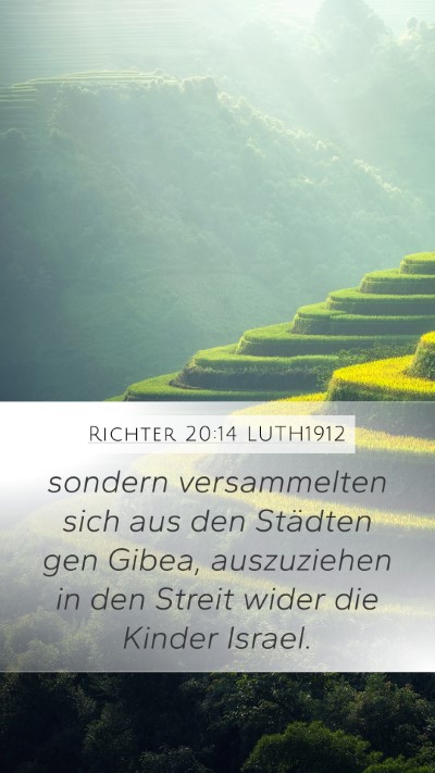 Richter 20:14 LUTH1912 Bible Verse Image