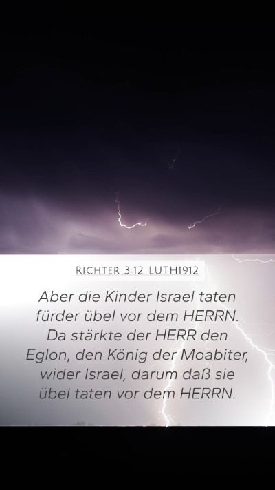 Richter 3:12 LUTH1912 Bible Verse Image