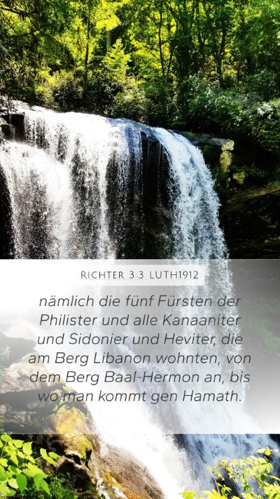 Richter 3:3 LUTH1912 Bible Verse Image