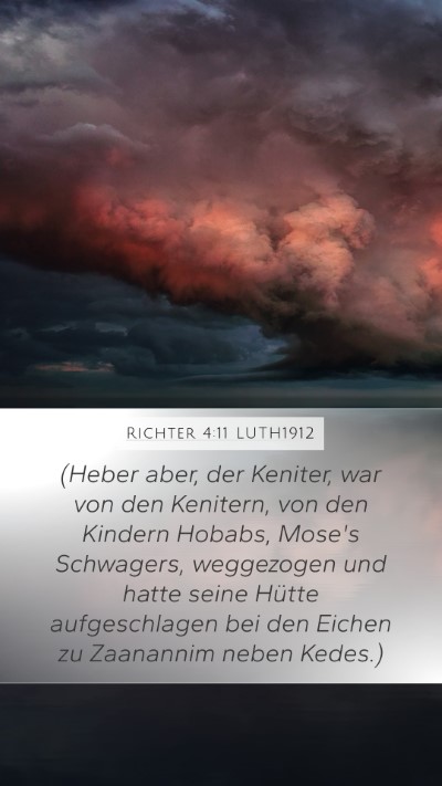 Richter 4:11 LUTH1912 Bible Verse Image