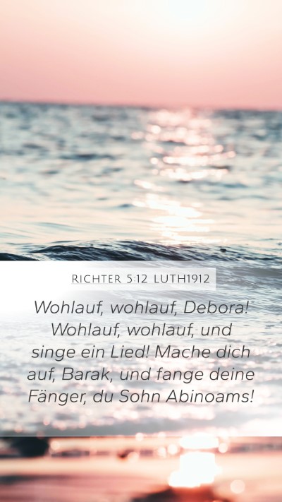 Richter 5:12 LUTH1912 Bible Verse Image