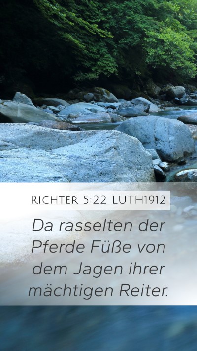 Richter 5:22 LUTH1912 Bible Verse Image