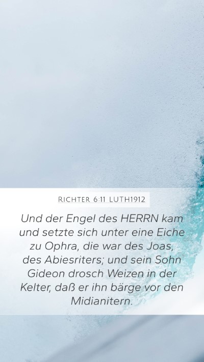 Richter 6:11 LUTH1912 Bible Verse Image