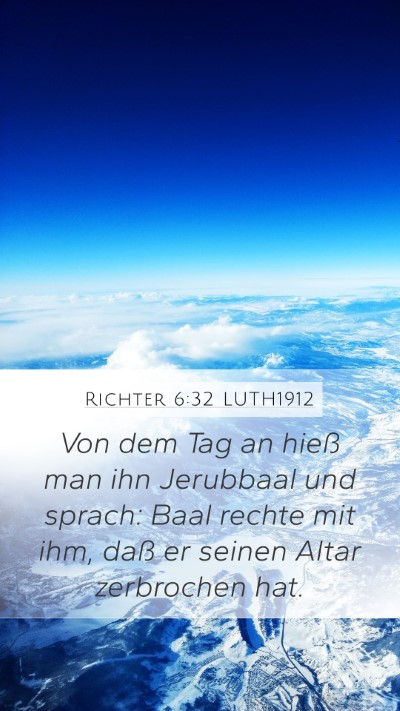 Richter 6:32 LUTH1912 Bible Verse Image