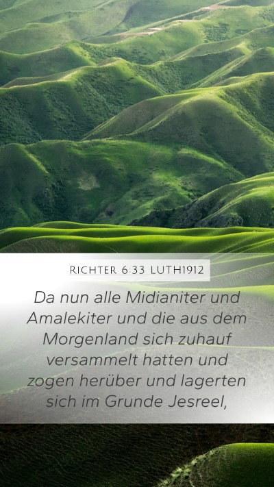 Richter 6:33 LUTH1912 Bible Verse Image
