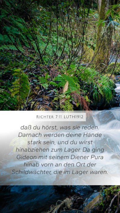 Richter 7:11 LUTH1912 Bible Verse Image