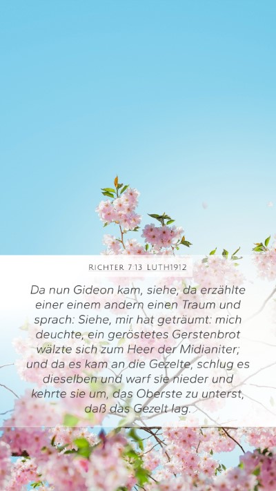 Richter 7:13 LUTH1912 Bible Verse Image