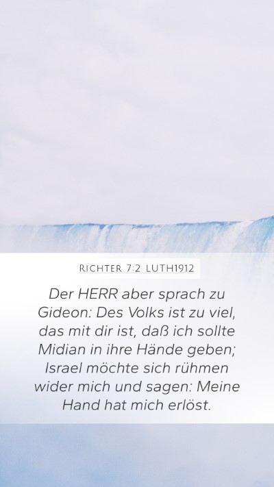 Richter 7:2 LUTH1912 Bible Verse Image