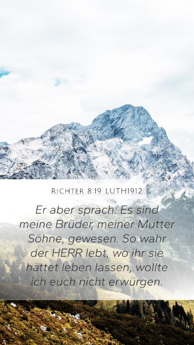 Richter 8:19 LUTH1912 Bible Verse Image