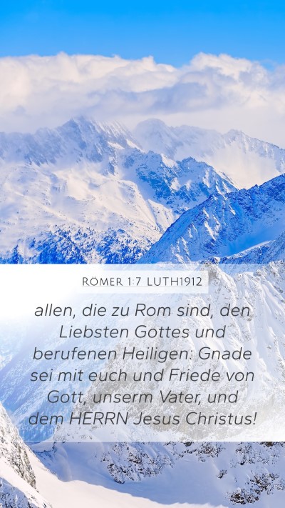 Römer 1:7 LUTH1912 Bible Verse Image